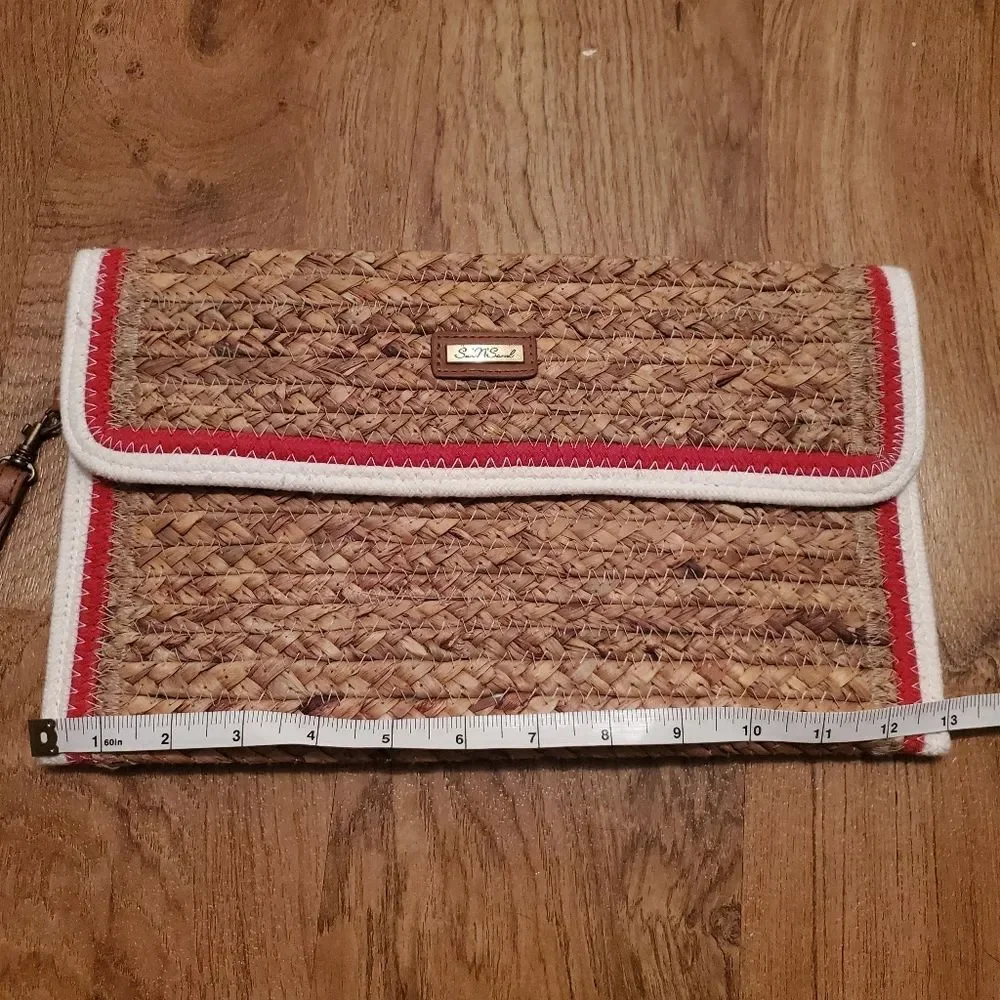 Sun'n'Sand Accessories Woven Clutch Handbag